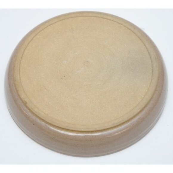 Vintage MCM Abstract Handcrafted Stoneware Studio Pottery Dish - Picture 6 of 6